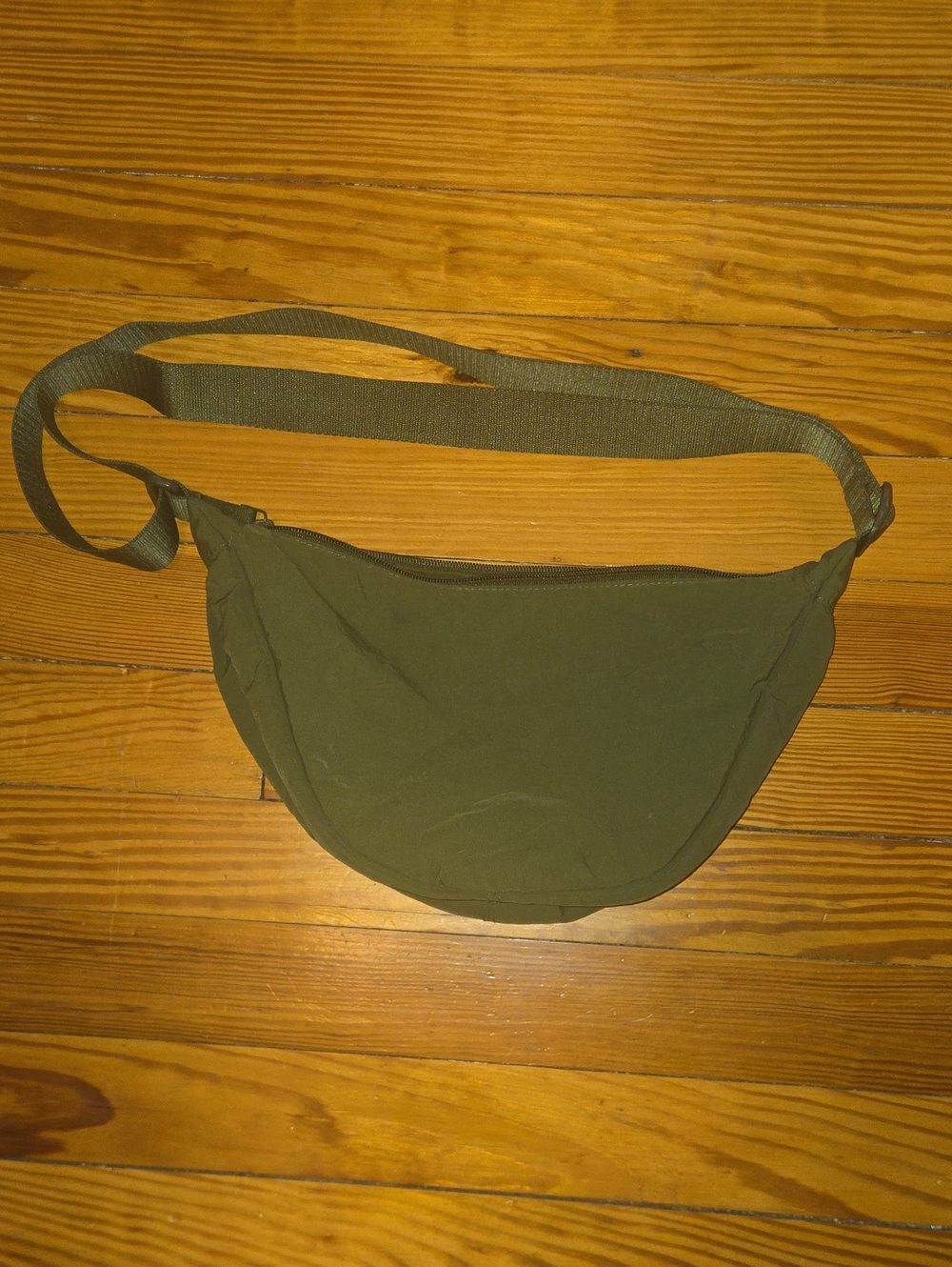 Uniqlo Dark Green Round Mini Shoulder Crossbody Bag W/ Adjustable